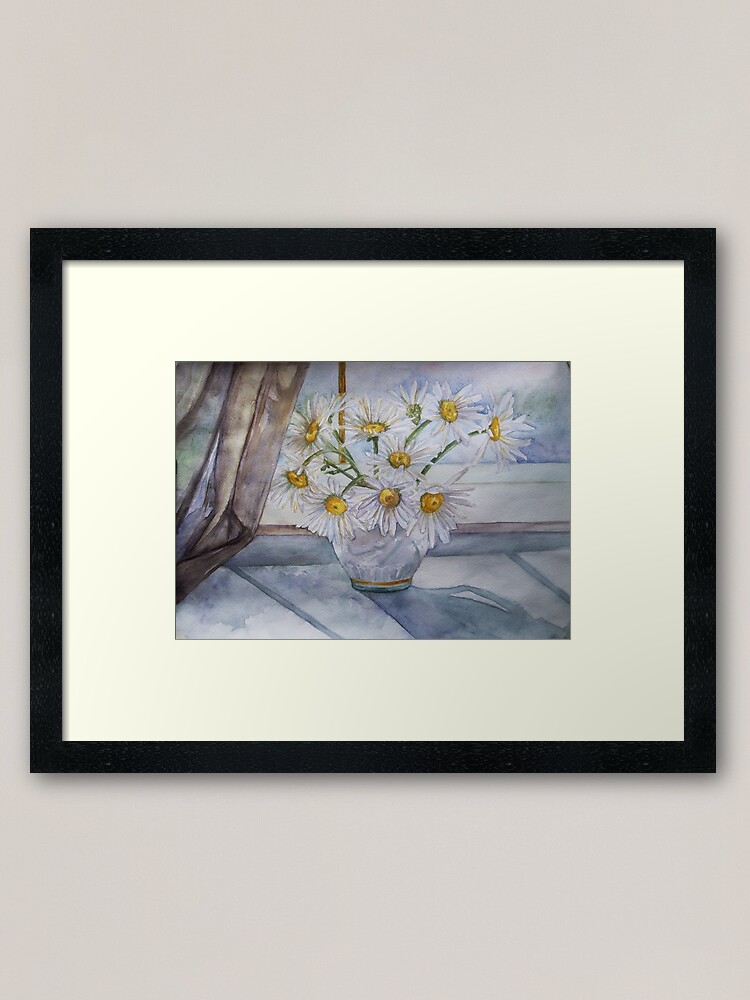 Thumbnail 1 of 7, Framed Art Print, Camomiles designed and sold by Anthropolog.