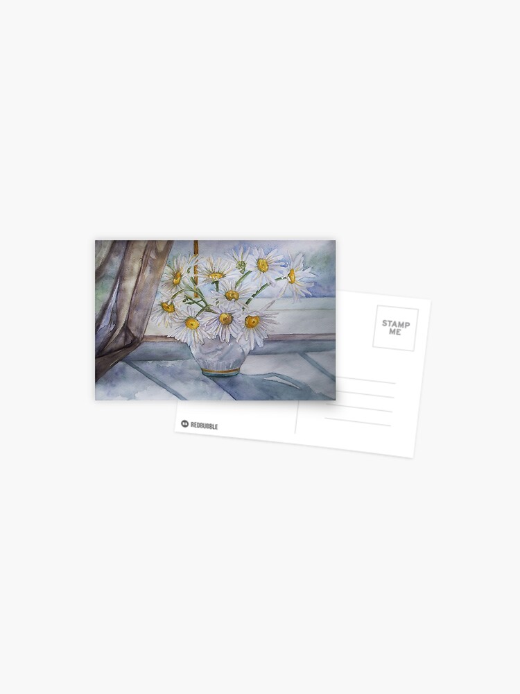 Thumbnail 1 of 2, Postcard, Camomiles designed and sold by Anthropolog.