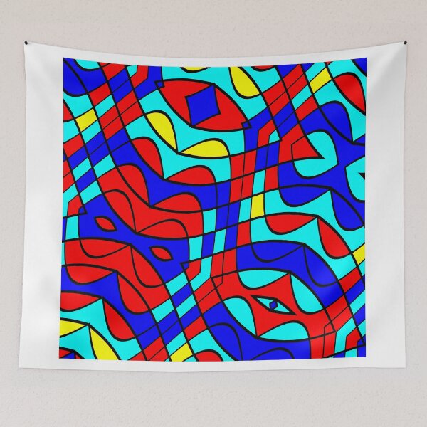 Item preview, Colorful bent shapes designed and sold by lalylaura.