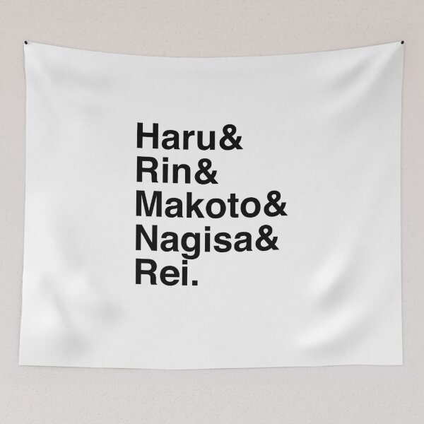 Item preview, Haru & Rin & Makoto & Nagisa & Rei. (Free!) designed and sold by Kitmagic.
