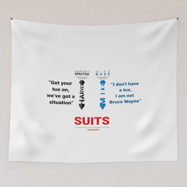 Item preview, SUITS | DIALOGUE - MIKE-HARVEY designed and sold by Ansh Kumar.