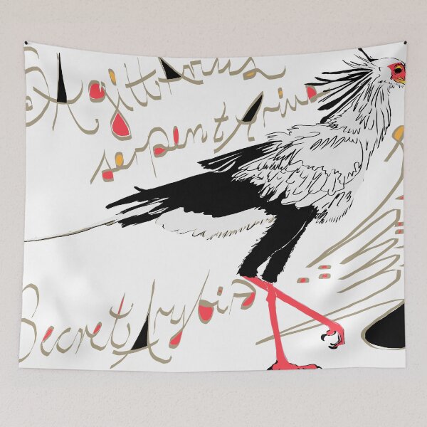 Item preview, Secretarybird, Sagittarius serpentarius  designed and sold by michdevilish.