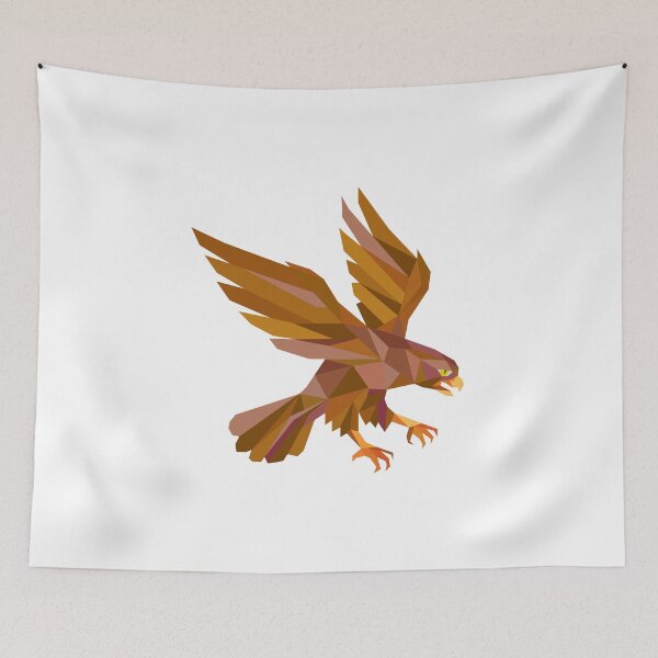 Item preview, Peregrine Falcon Swooping Low Polygon designed and sold by patrimonio.