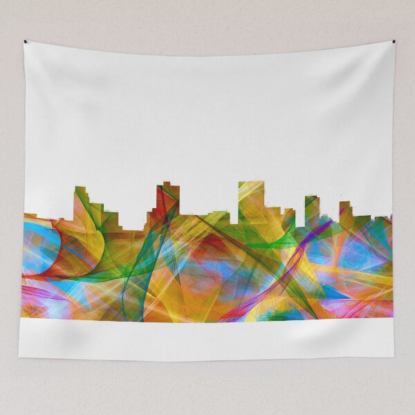 Item preview, Anchorage Skyline - Vibrance designed and sold by Marlene Watson-Hall.