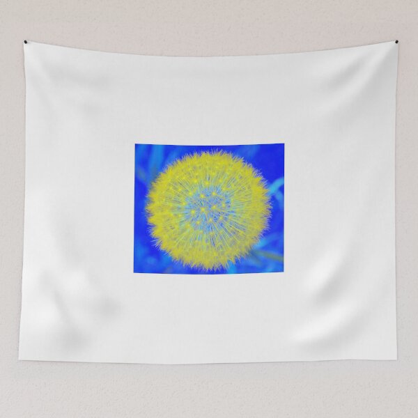 Item preview, Acid Dandelion in Blue and Yellow designed and sold by GeeWhizArt.
