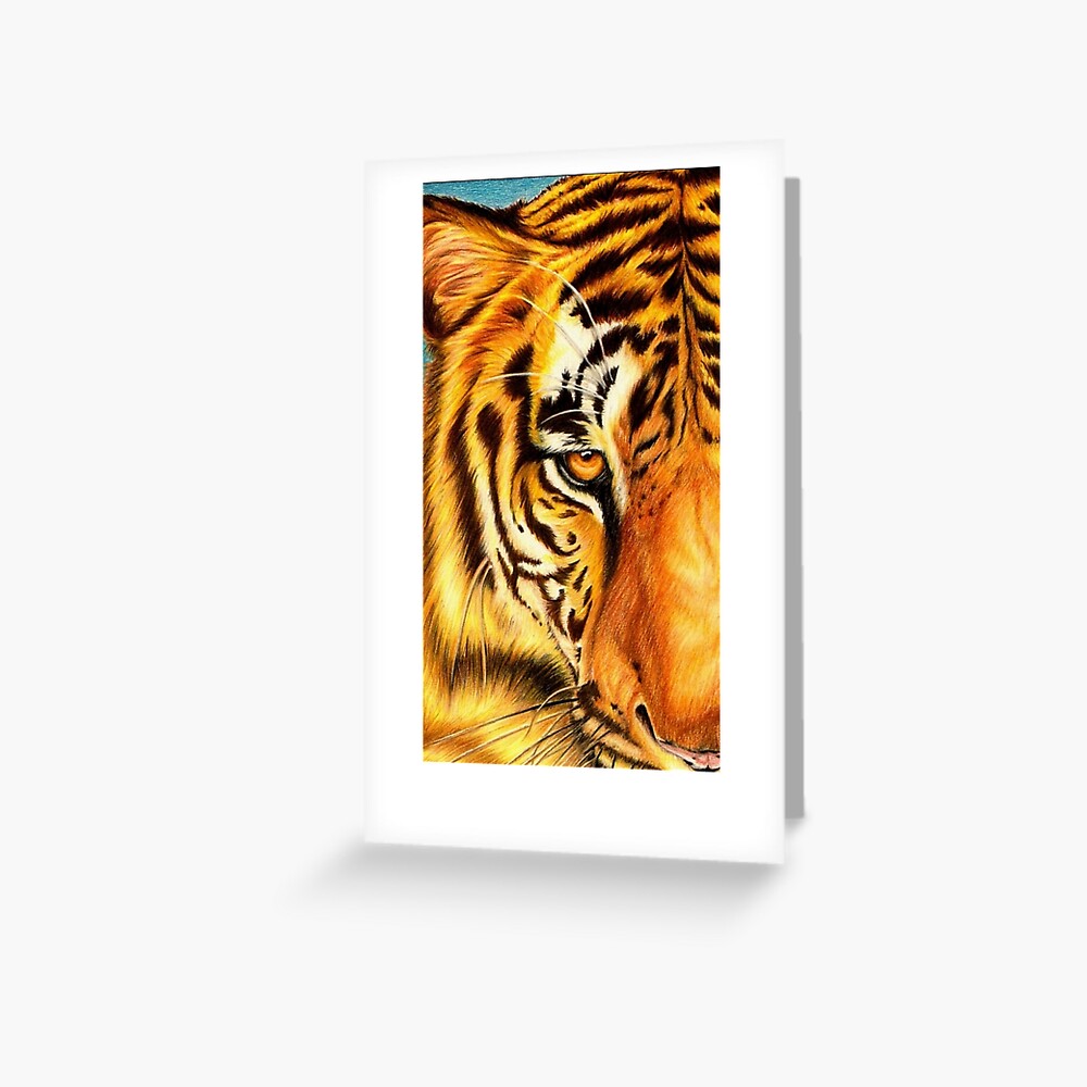 Piercing Glance II Greeting Card