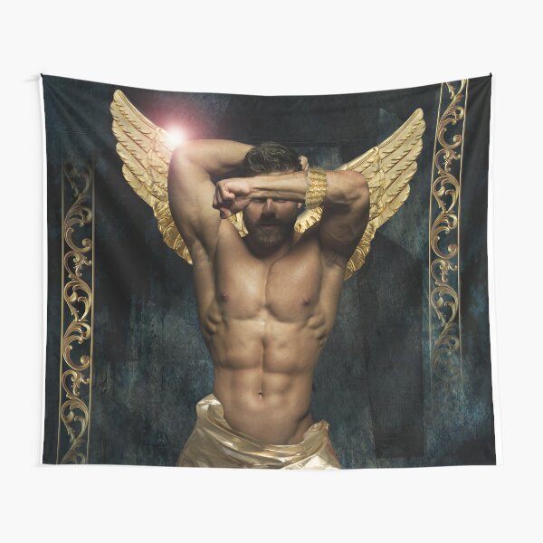 gold man Tapestry
