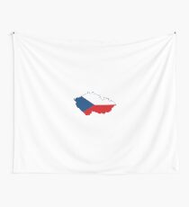 Flag Map of Czech Republic Tapestry