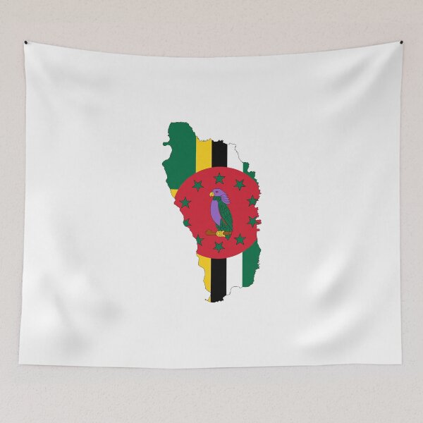 Item preview, Flag Map of Dominica designed and sold by abbeyz71.