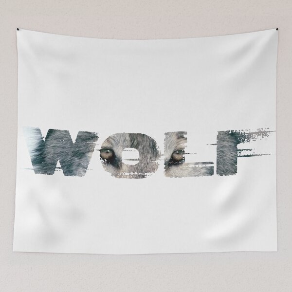Item preview, Wolf in text designed and sold by kaai.