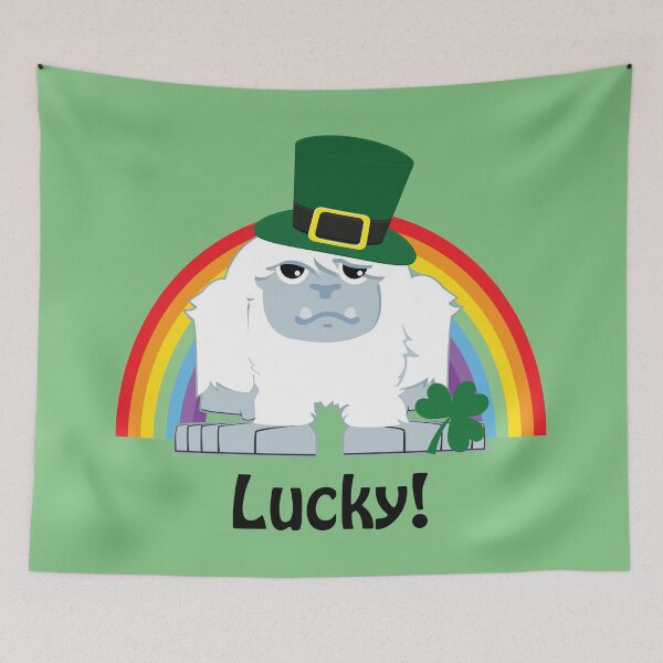 Item preview, Lucky Leprechaun Yeti designed and sold by Hedgie Designs.