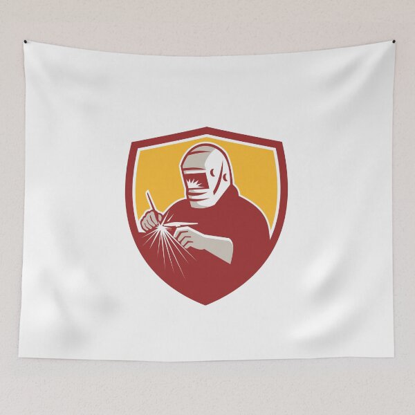Item preview, Tig Welder Welding Crest Retro designed and sold by patrimonio.