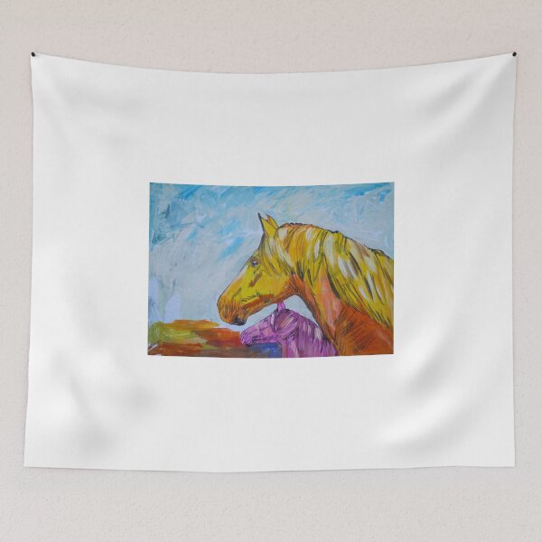Item preview, Yellow And Pink Horse designed and sold by Juhan Rodrik.
