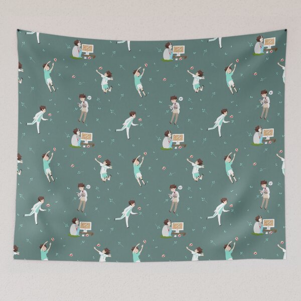 Item preview, Oikawa Tooru Pattern - green designed and sold by nanali.