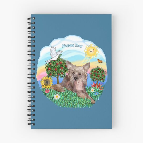 Item preview, Happy Day with a Chinese Crested (HL) designed and sold by JeanBFitzgerald.
