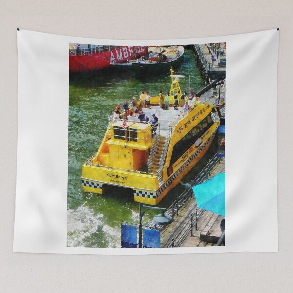 Item preview, Water Taxi At South Street Seaport designed and sold by Susan Savad.