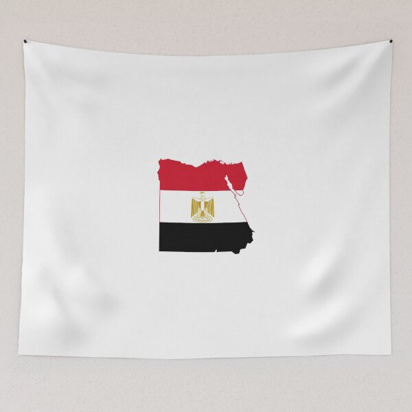Item preview, Flag Map of Egypt  designed and sold by abbeyz71.