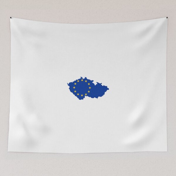 Item preview, European Union Flag Map of Czech Republic designed and sold by abbeyz71.