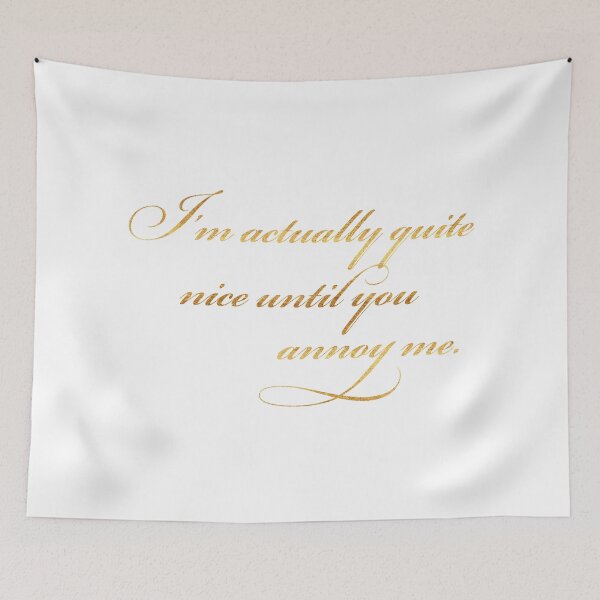 Item preview, Funny Faux Gold Foil Metallic Glitter Quote  designed and sold by SilverSpiral.
