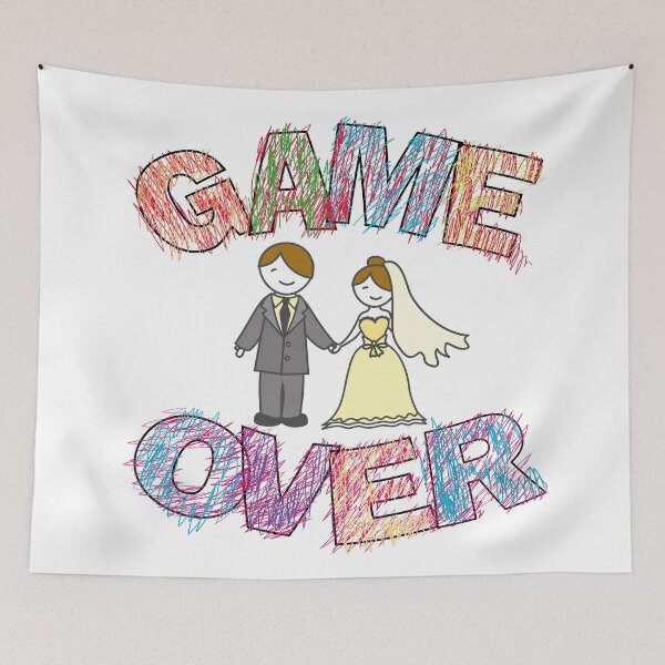 Item preview, Funny wedding, Game Over. designed and sold by NaumStock.