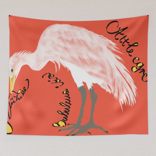 Item preview, Cattle Egret, Bubulcus ibis designed and sold by michdevilish.