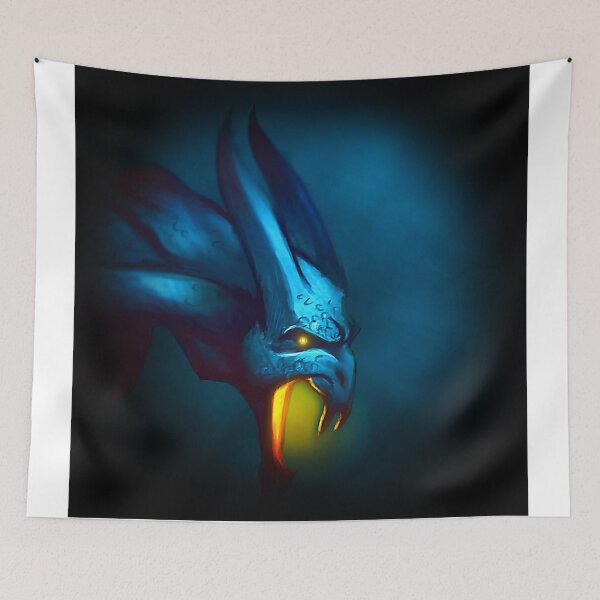 Item preview, abstract demon head designed and sold by javine.