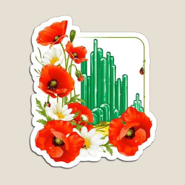 Artikel-Vorschau von Emerald City Mohnblumen, designt und verkauft von wozsimps.