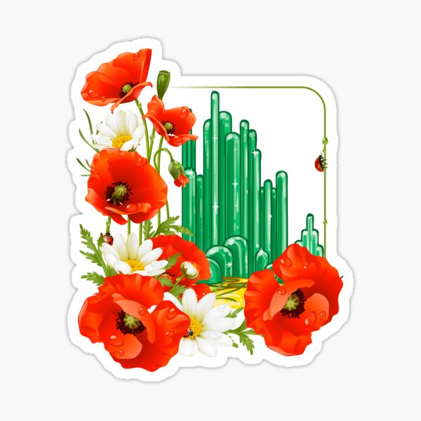 Artikel-Vorschau von Emerald City Mohnblumen, designt und verkauft von wozsimps.