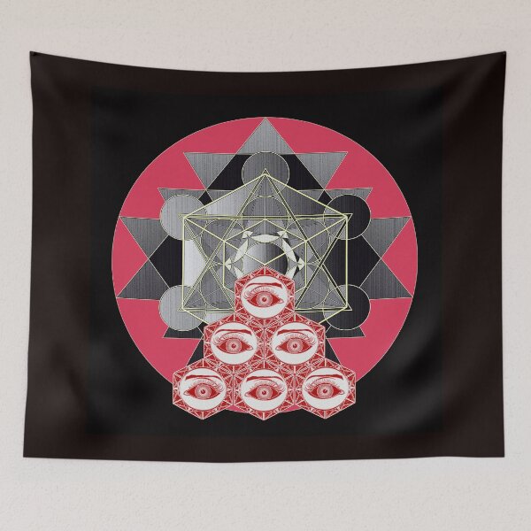 Item preview, Om cube with six eyes designed and sold by MARTYMAGUS1.