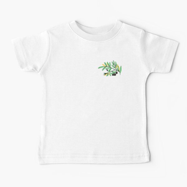 olive green baby shirt