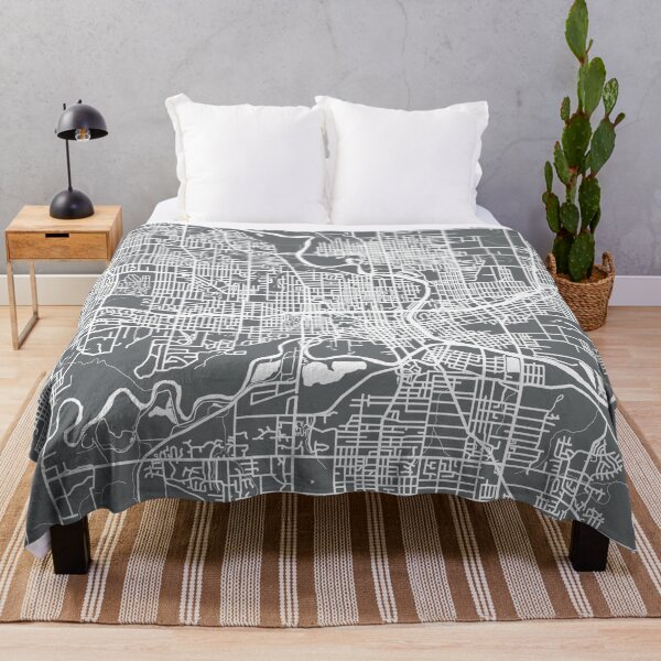 Item preview, Des Moines Map - Grey designed and sold by CartoCreative.