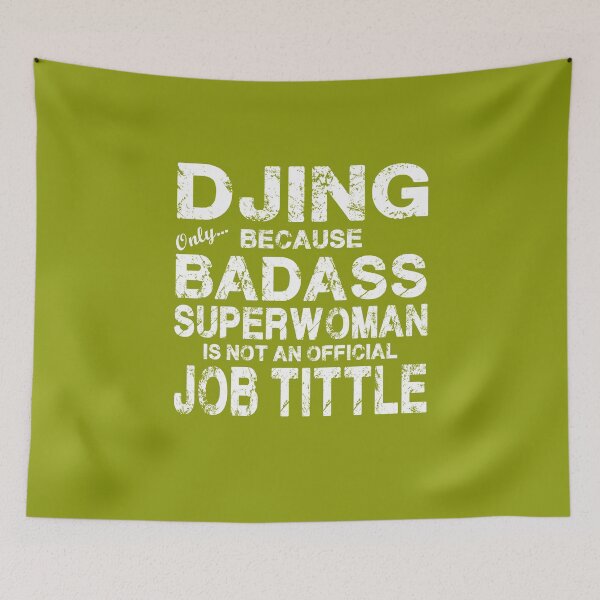 Item preview, Djing Only Because Badass Superwoman White designed and sold by Nitronus.
