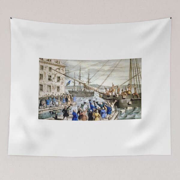 Item preview, Destruction of tea at Boston Harbor - 1846 - Currier & Ives designed and sold by CrankyOldDude.