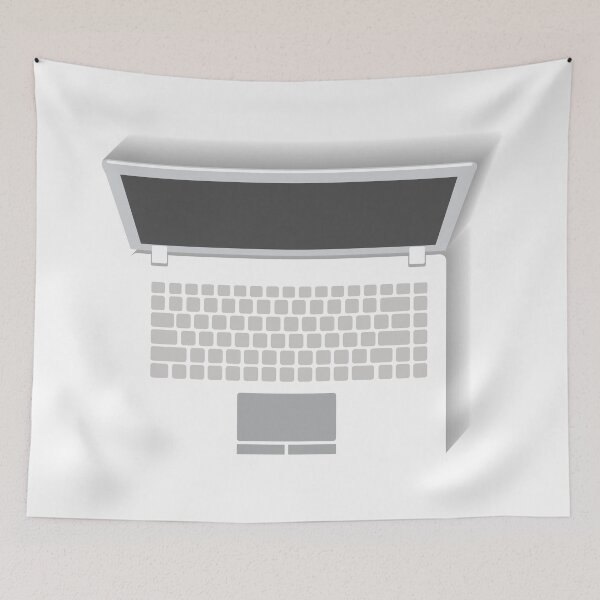 Item preview, White Laptop designed and sold by Sweeettfriday.