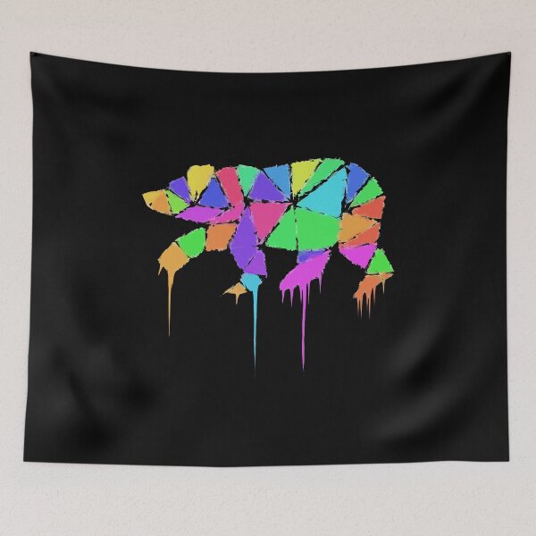 Item preview, Abstract Geometric Bear designed and sold by ChrisButler.