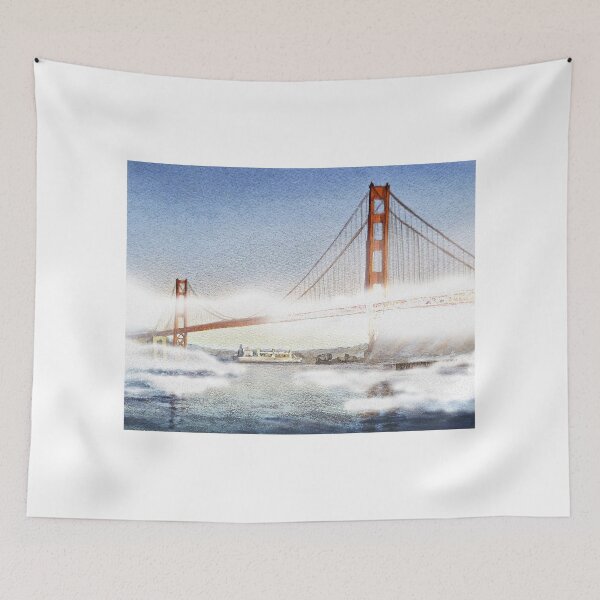 Item preview, San Francisco Fog - Golden Gate Bridge designed and sold by Irina Sztukowski.