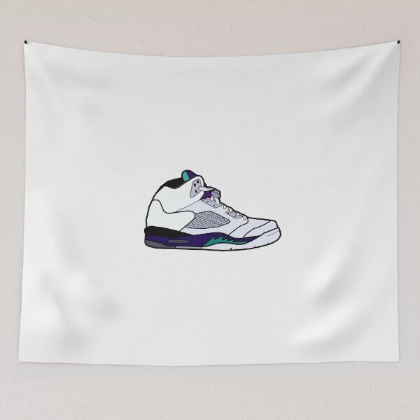 Item preview, Jordan 5 Retro Grape Shoes designed and sold by TheTeeShirtGuy.