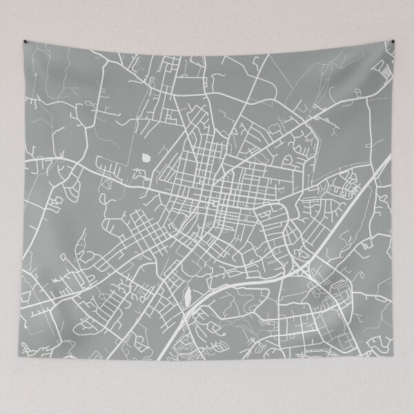 Item preview, Harrisonburg Map - Light Grey designed and sold by CartoCreative.