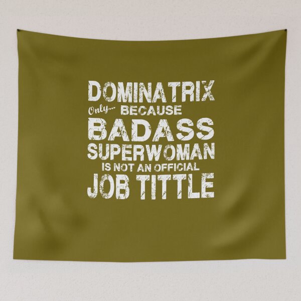Artikelvorschau, Domina nur weil Badass Superwoman White entworfen und verkauft von Nitronus.