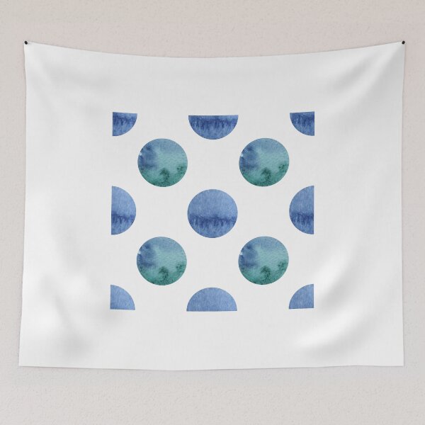 Item preview, seamless watercolor pattern with drops in blue and green color.  designed and sold by Mehendra.