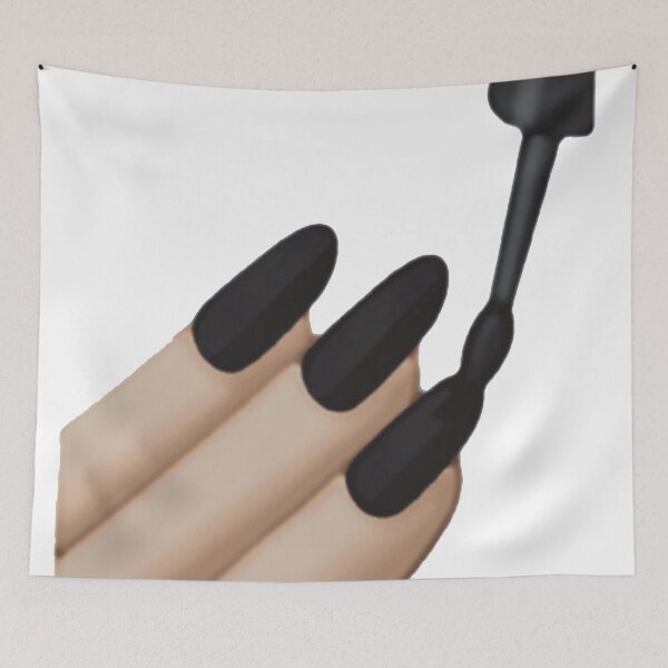 Item preview, Black Nails Emoji designed and sold by LadyBoner69.