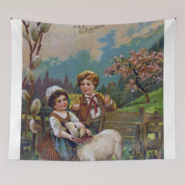 Item preview, Easter Greetings 1908 designed and sold by Frankie Cat Photography.