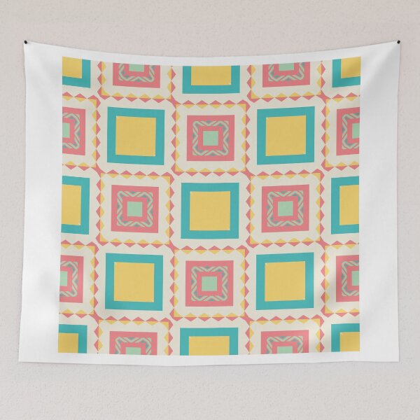 Item preview, Pastel squares pattern designed and sold by lalylaura.