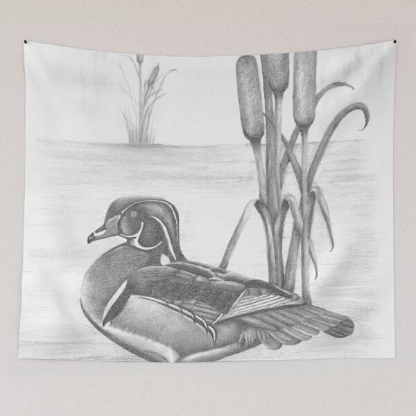 Item preview, Male Wood Duck designed and sold by PatriciaHiltz.