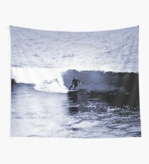 Blue Surfer Tapestry