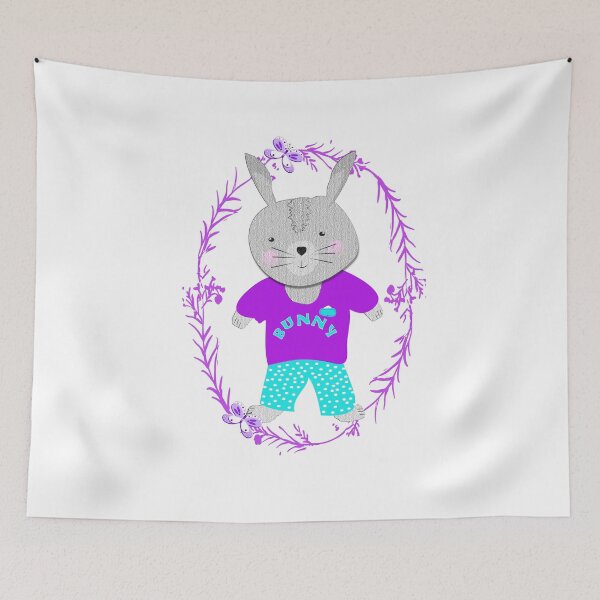 Item preview, Cute Whimsy Bunny Rabbit  designed and sold by Artification.