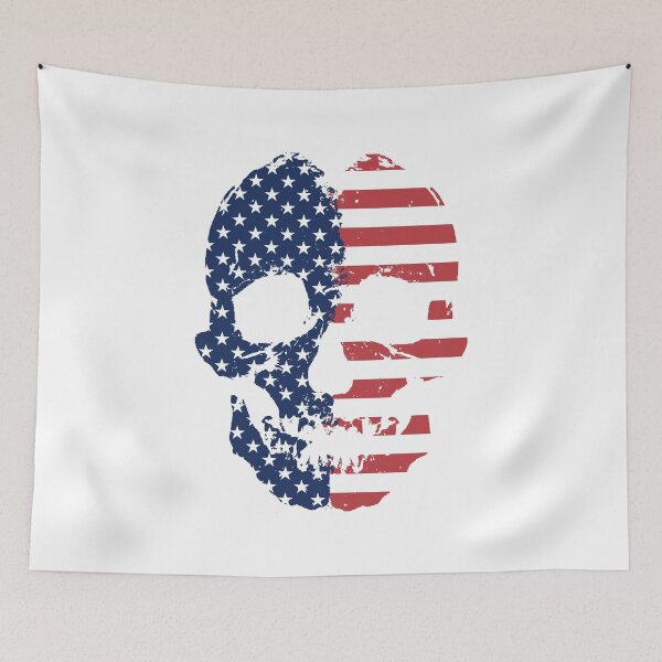 Item preview, American Flag Skull  designed and sold by adamcampen.