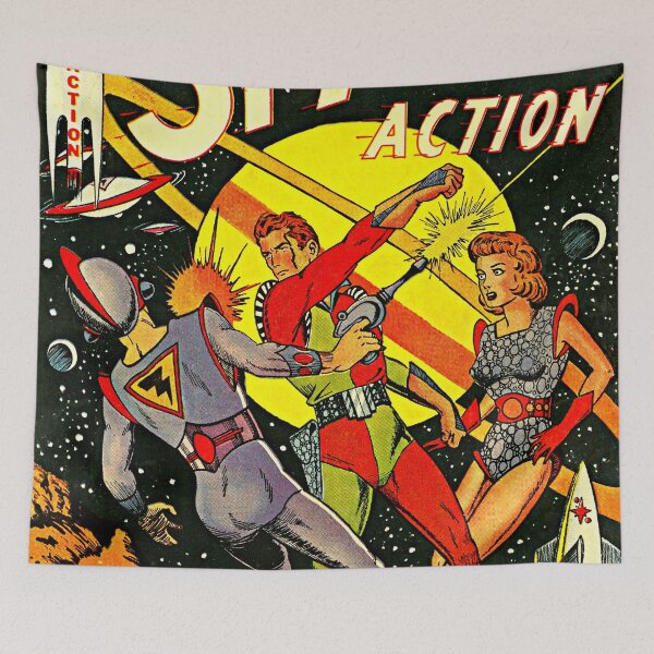 Item preview, SPACE ACTION Comic designed and sold by adamcampen.