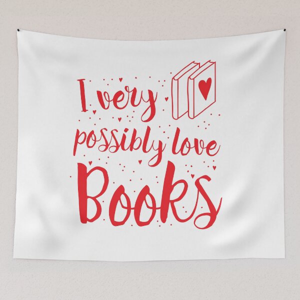 Item preview, I very possibly love BOOKS designed and sold by jazzydevil.