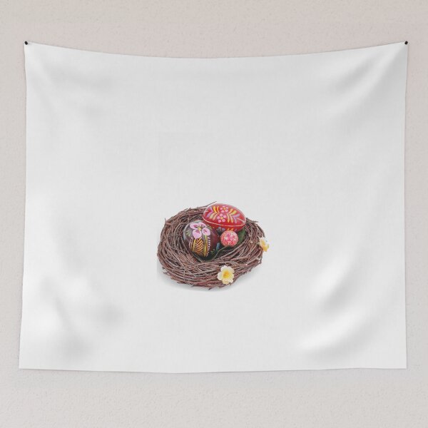 Item preview, hand painted easter eggs in nest designed and sold by Claraveritas.